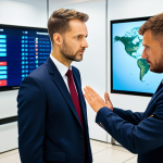 A highly competent, professional adult male aviation security manager, wearing a sharp, modest business suit and tie, stands confidently in a modern airport security operations center. He is observing multiple large digital screens displaying live feeds of passenger flows and advanced baggage scanning. His expression is focused and determined, conveying a sense of calm leadership and diligent oversight. The background shows other team members working attentively, all fully clothed in professional uniforms, highlighting the critical role of human expertise in managing complex security systems. professional photography, high detail, sharp focus, vibrant colors, realistic lighting, perfect anatomy, correct proportions, natural pose, well-formed hands, proper finger count, natural body proportions, safe for work, appropriate content, fully clothed, professional dress, modest clothing, family-friendly.