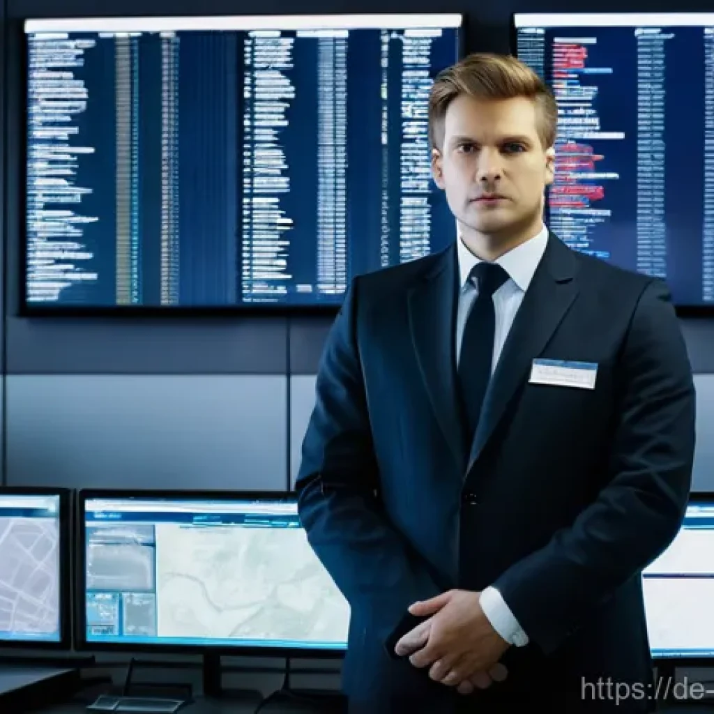 항공보안관리사로서의 성장 가능성 - **Aviation Security Manager in a High-Tech Control Center**
    A highly detailed, realistic image o...