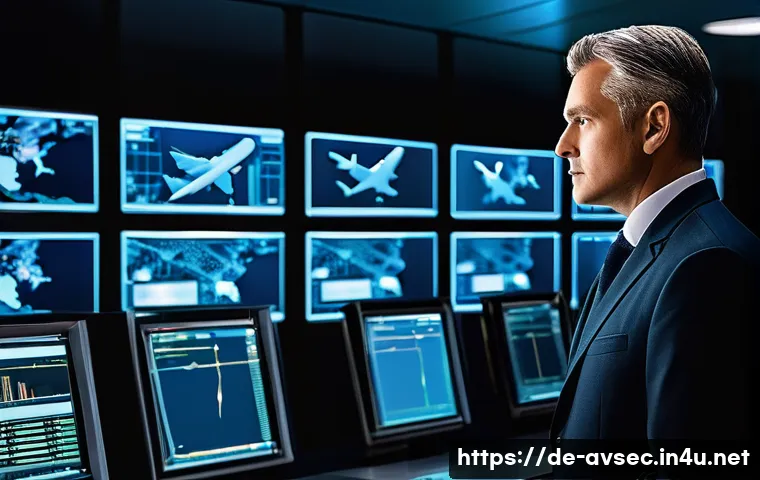 항공보안관리사와 보안 리스크 관리 - **Prompt: The Unsung Architects of Aviation Security**
    A highly detailed, realistic photograph o...